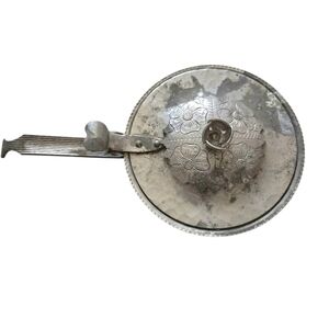 1950s Continental Silver "Wild Rose" Silent Butler Crumb Catcher